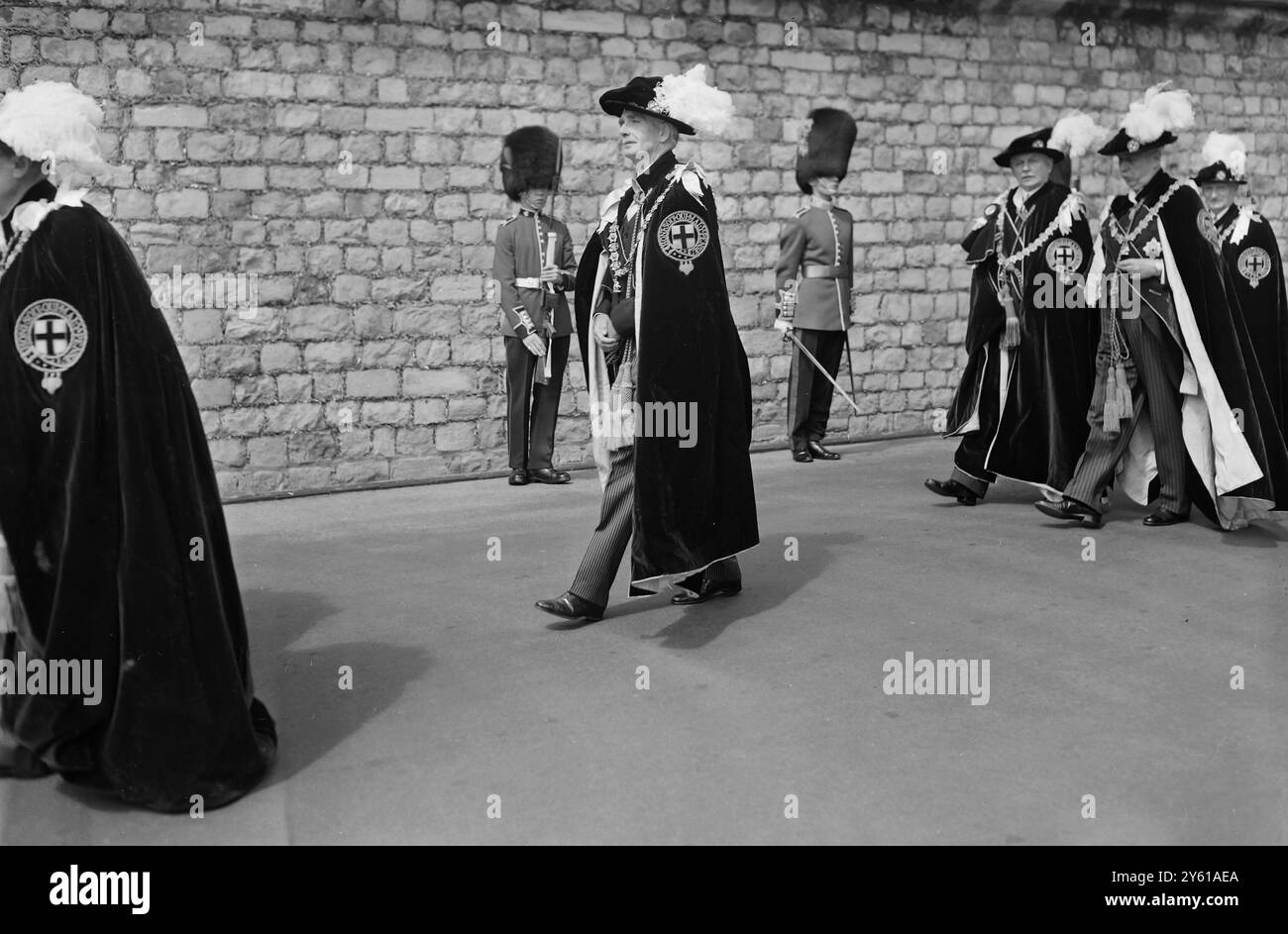 SIR ANTHONY EDEN A GARTER CEREMONY, WINDSOR / 13. JUNI 1960 Stockfoto