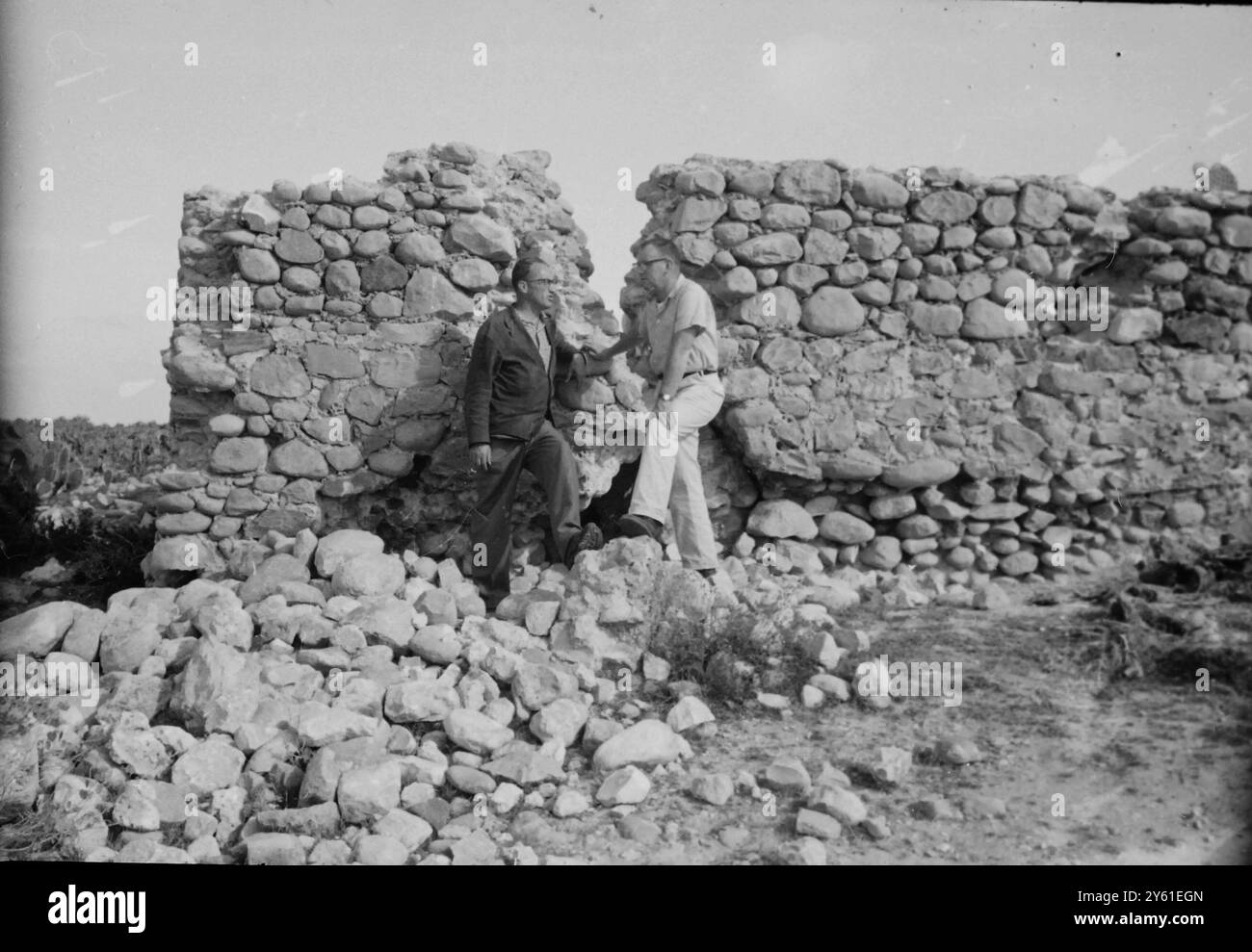 AM 9. MAI 1960 WURDE DIE ANTIKE STADT KAIROUAN TUNESIEN ERBAUT Stockfoto