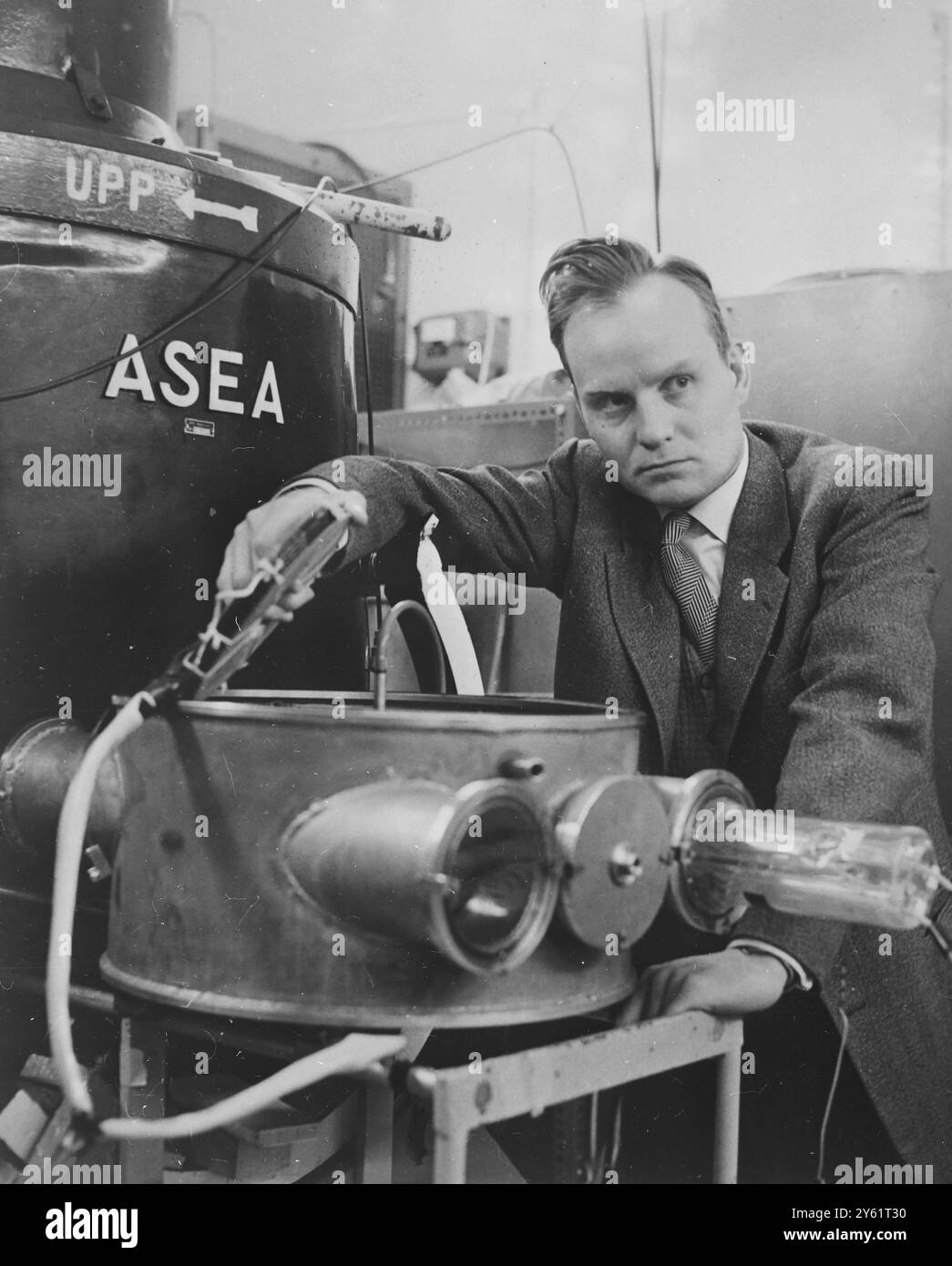 DOKTOR LARS BLOCK 15. FEBRUAR 1960 Stockfoto