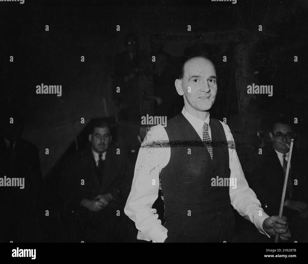 Walter Weir Wilson Donaldson (1907–1973), schottischer Snookerspieler. 5. Januar 1948 Stockfoto