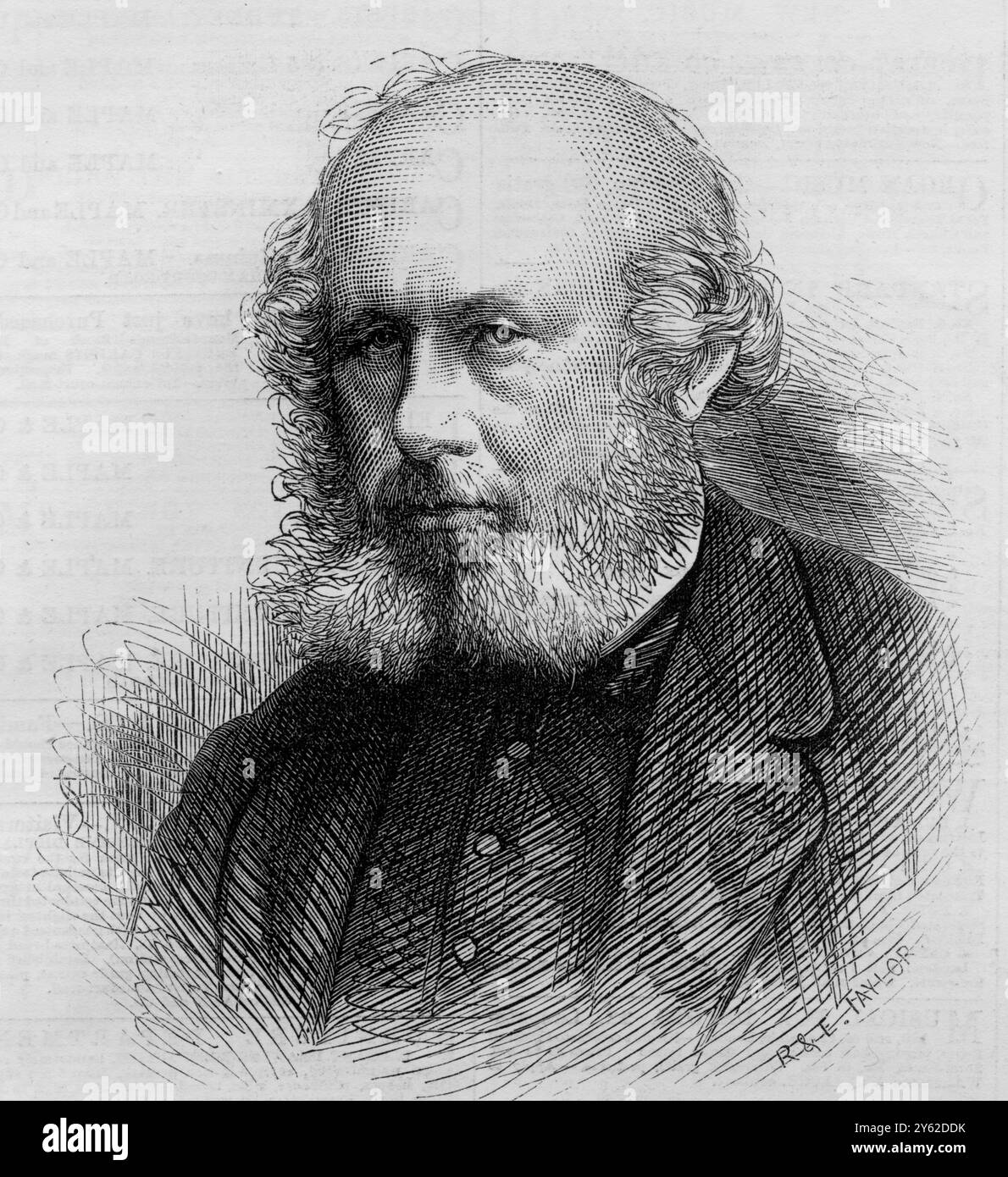 Der verstorbene Dr. William Brydon C.B., vom bengalischen medizinischen Dienst. 19. April 1873 Stockfoto
