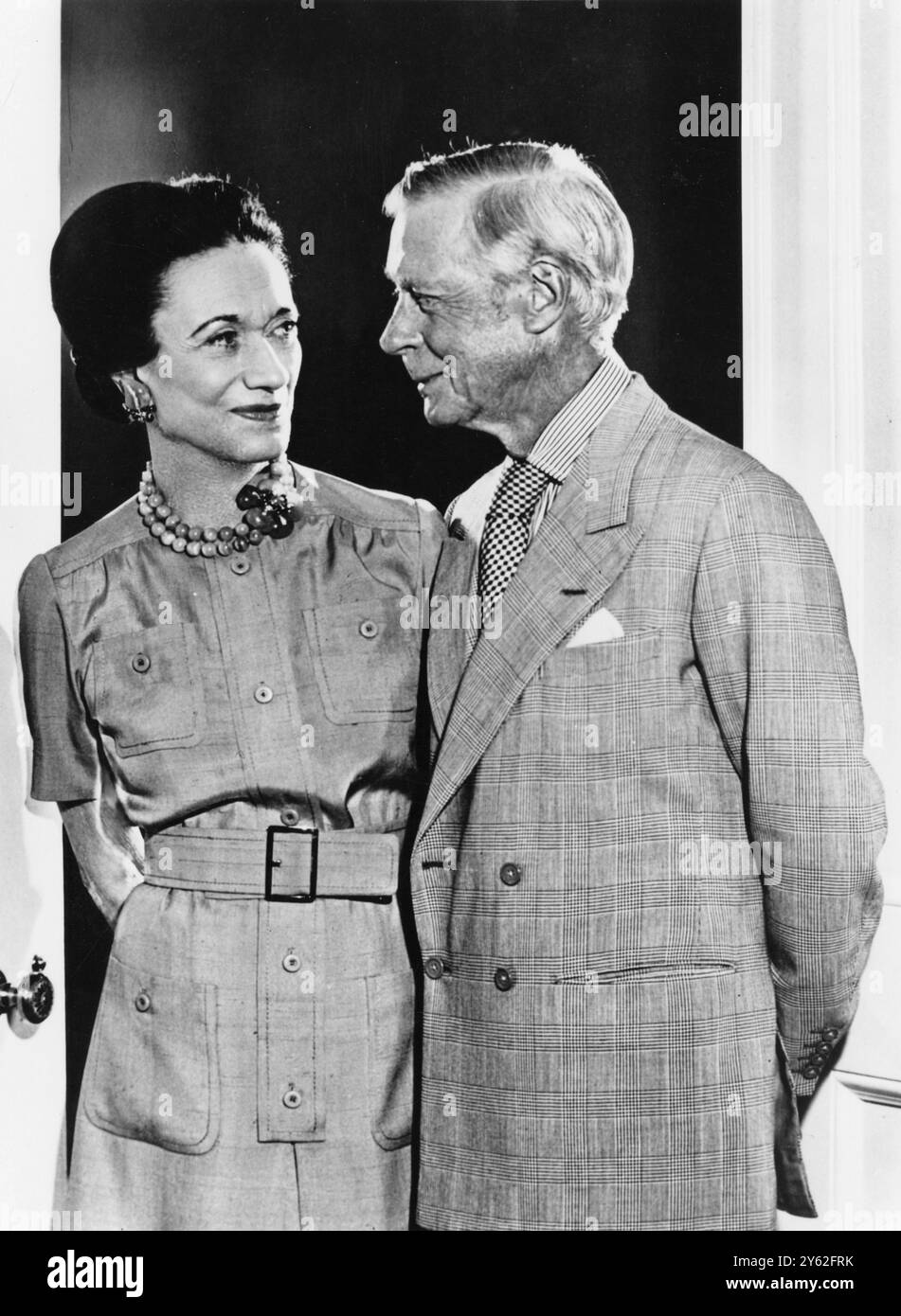 Edward VIII. Und Wallis Simpson. Stockfoto