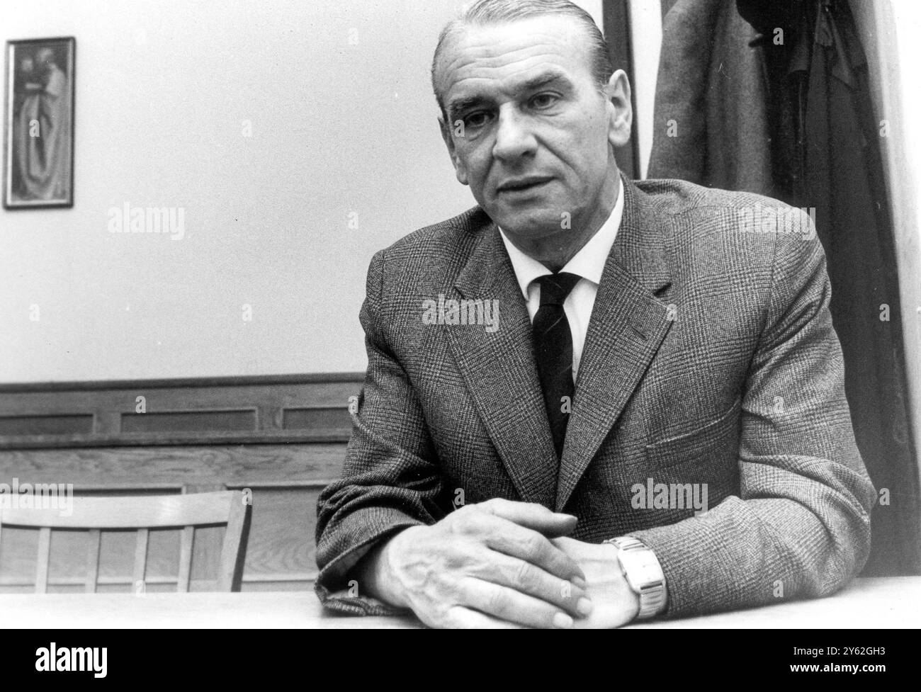 Erich Kempka 1910-1975 persönlicher Fahrer Adolf Hitlers 12. Dezember 1966 Stockfoto