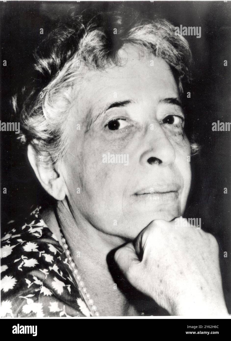 Hannah Arendt Deutsche Soziologin Autorin 1970 Stockfoto