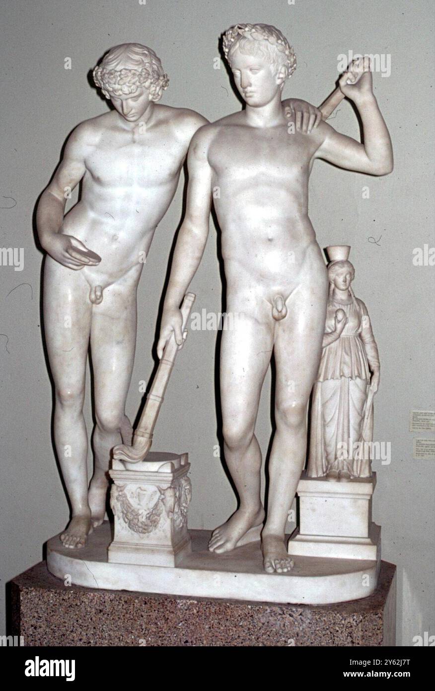 Romulus und Remus Stockfoto
