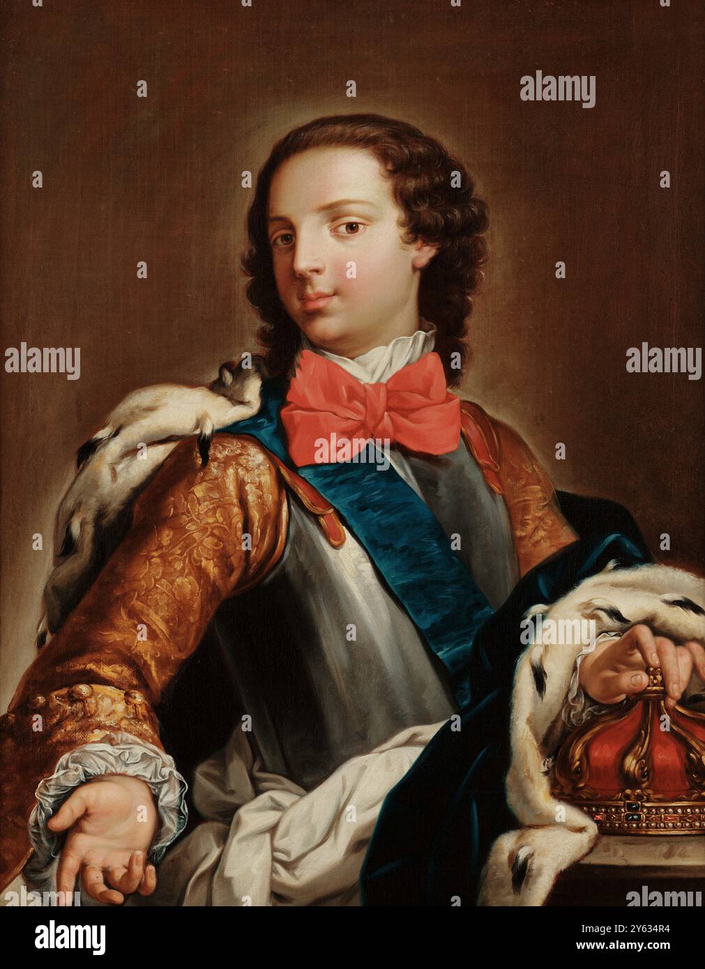 Porträt von Prinz Charles Edward Stuart (1720-1788). Museum: LABIRINTO di Franco Maria Ricci. Autor: FRANCESCO TREVISANI. Stockfoto