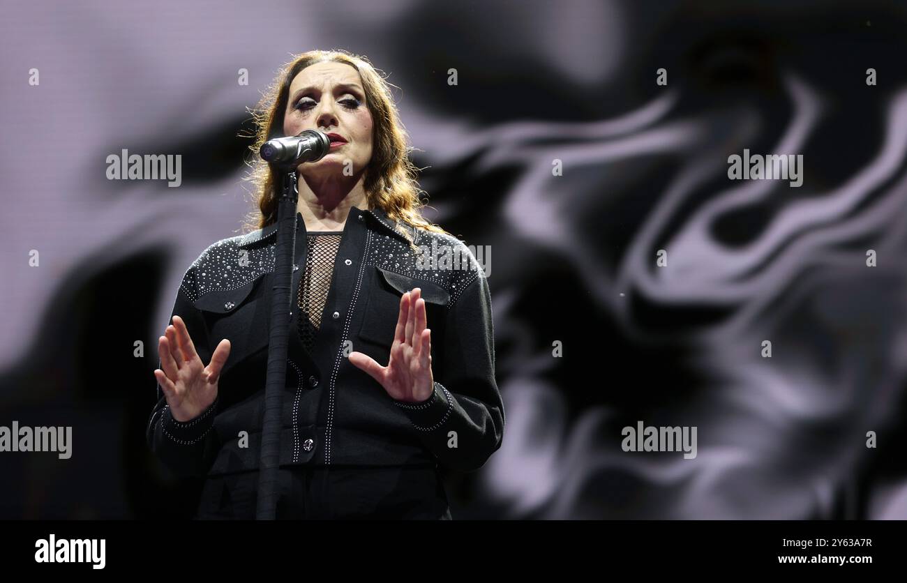 Córdoba, 14.06.2024. Casal-Lichtkonzert in der Stierkampfarena Califas. Foto: Valerio Merino. Archcor. Quelle: Album / Archivo ABC / Valerio Merino Stockfoto