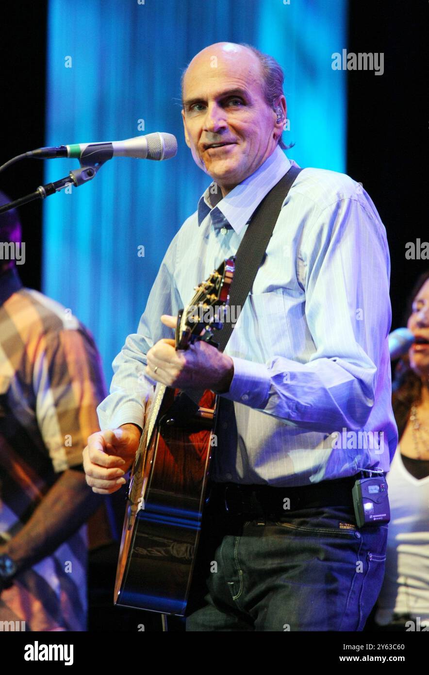 Madrid, 28.07.2009. James Taylor Konzert. Foto: Angel de Antonio. Archdc. Quelle: Album / Archivo ABC / Ángel de Antonio Stockfoto