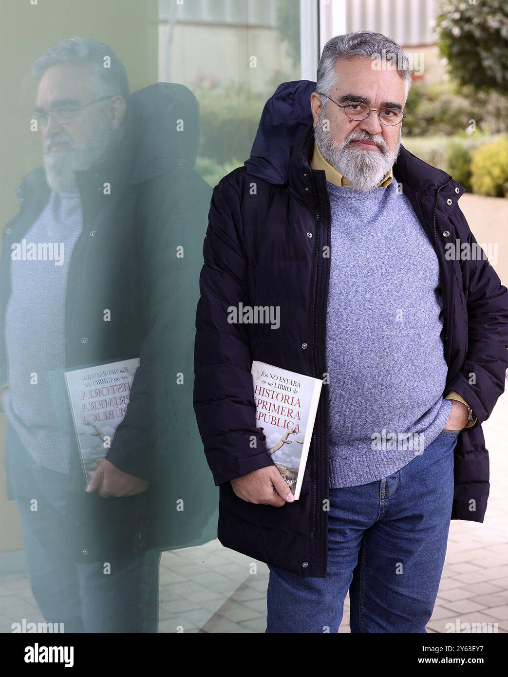 Madrid, 22.02.2023. Interview Mit Javier Santamarta, Autor. Foto: Ernesto Agudo. Archdc. Quelle: Album/Archivo ABC/Ernesto Agudo Stockfoto