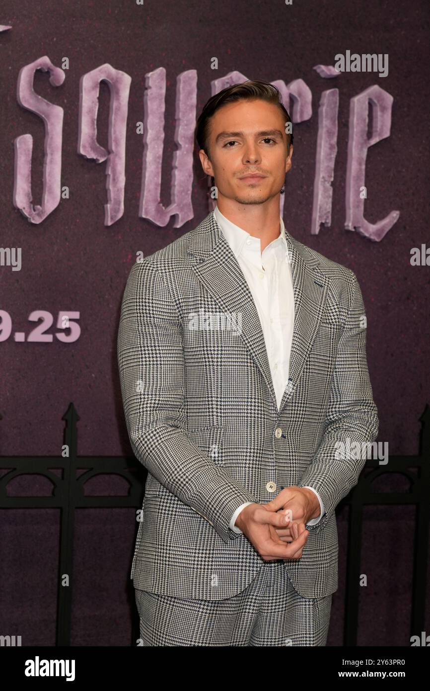 New York, Usa. September 2024. New York, USA. 23.9.24, New York, New York, Vereinigte Staaten Nicholas Alexander Chavez nimmt an der Grotesquerie New York Premiere Teil, die am Montag, 23. September 2024 in den Spring Studios 50 Varick Street in New York City stattfand. Credit: Jennifer Graylock/Alamy Live News Stockfoto