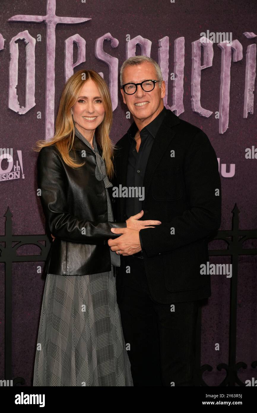 New York, Usa. September 2024. New York, USA. 23.9.24, New York, Vereinigte Staaten Dana Walden CO Chairman Disney Entertainment nimmt an der Grotesquerie New York Premiere Teil, die am Montag, 23. September 2024 in den Spring Studios 50 Varick Street in New York City stattfand. Credit: Jennifer Graylock/Alamy Live News Stockfoto