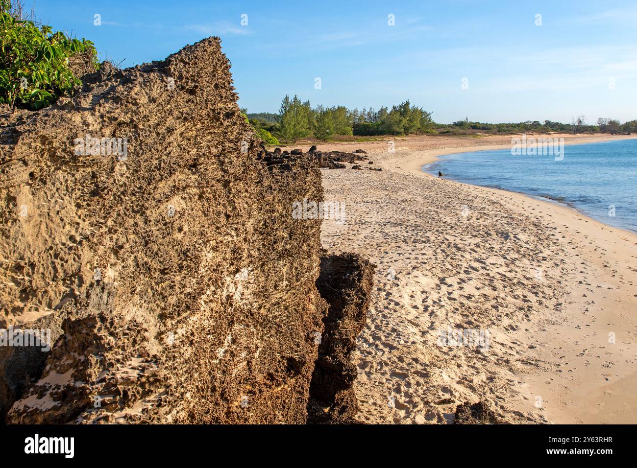 Strand am Cape Wirrawoi (Wirrwawuy) Stockfoto