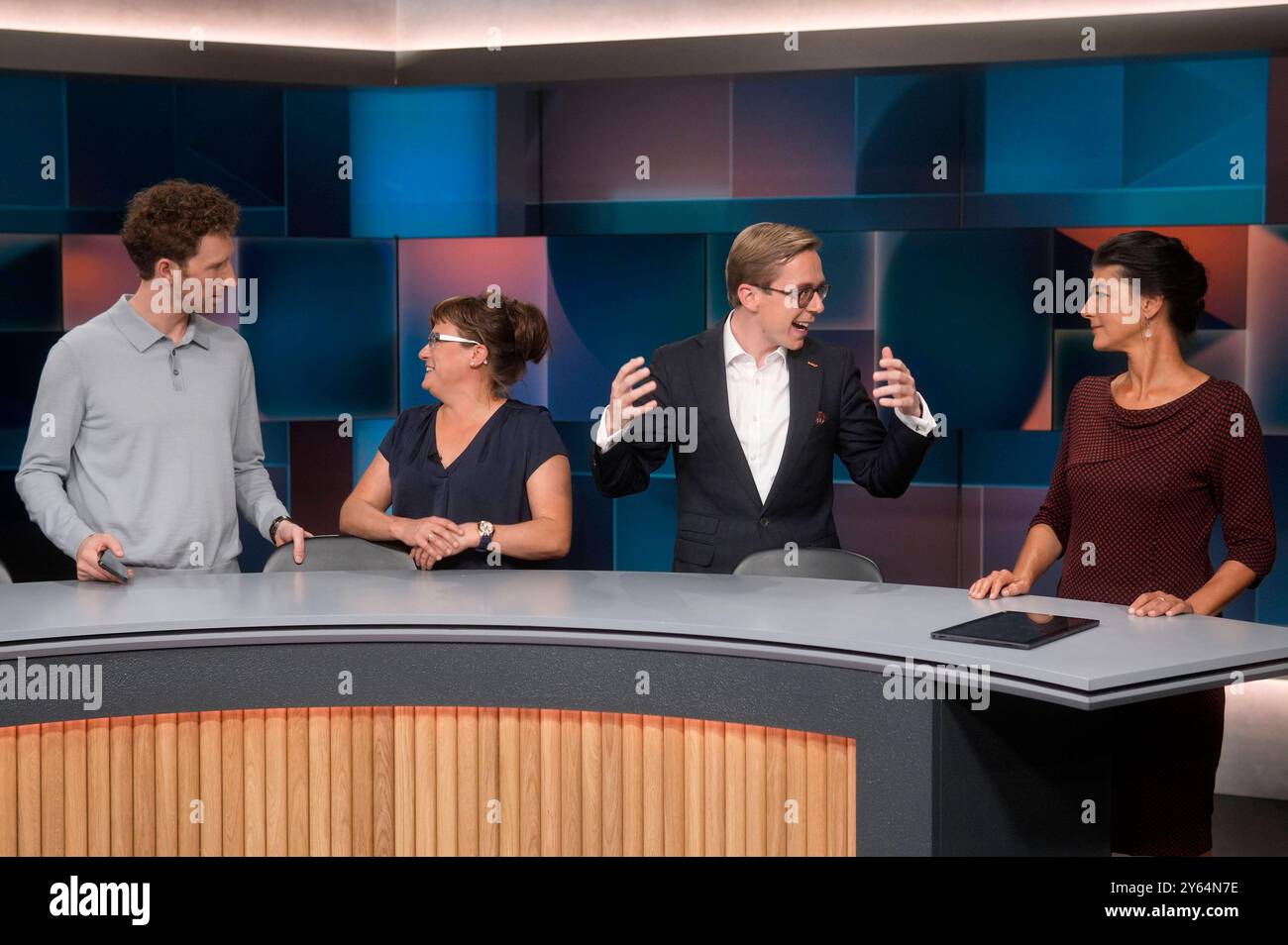 Louis Klamroth, Doreen Lorsch, Philipp Amthor und Sahra Wagenknecht in
