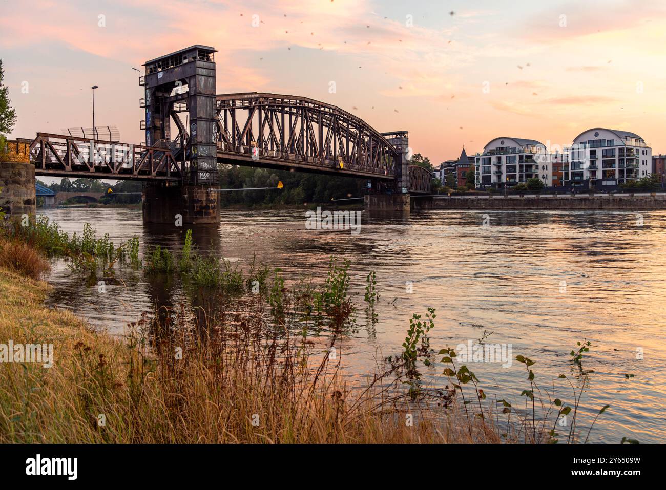 Bilder aus der Landeshauptstadt Magdeburg Sachsen Anhalt Stockfoto