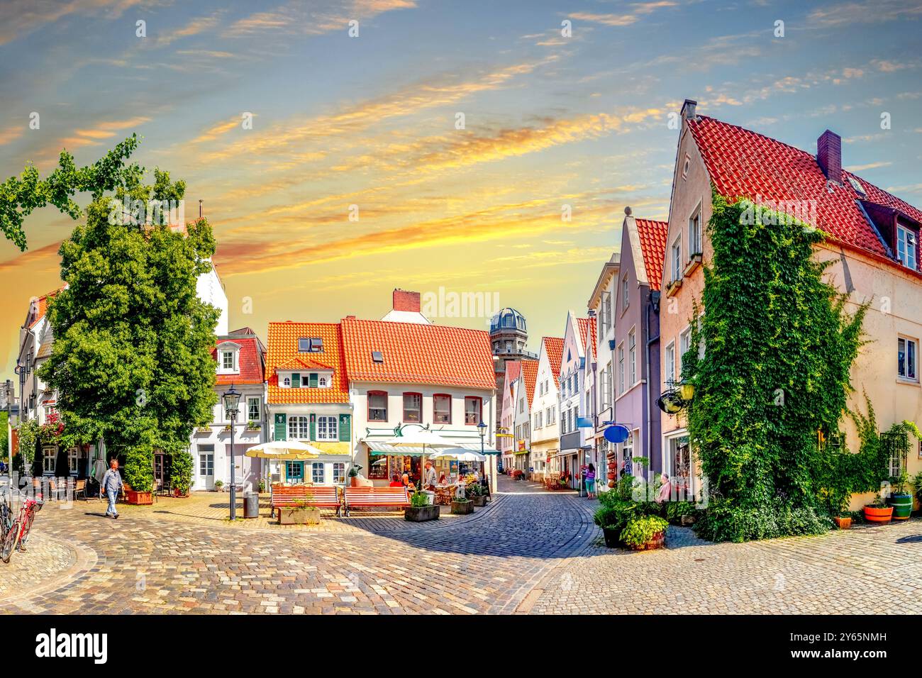 Altstadt von Bremen, Deutschland Stockfoto