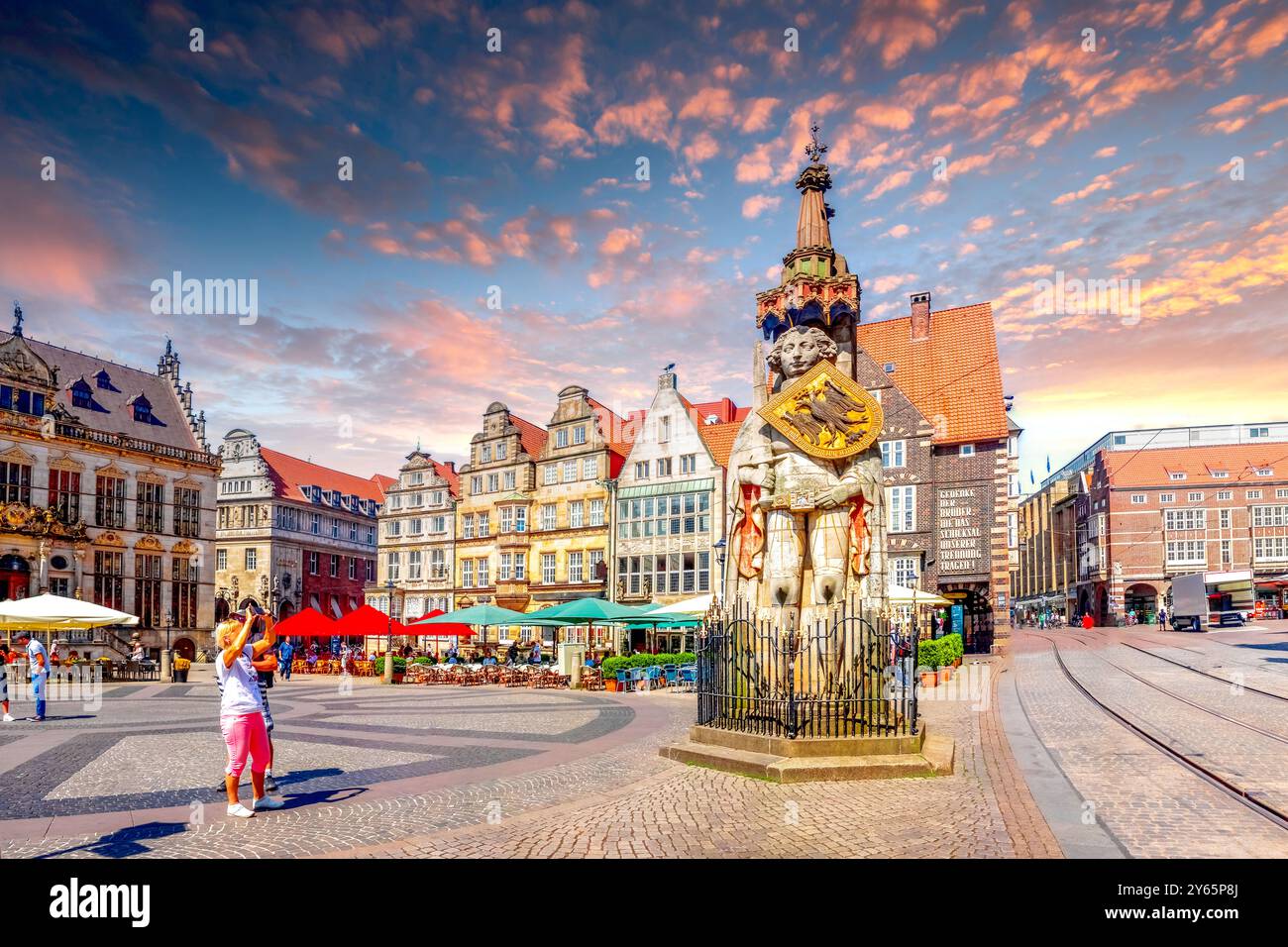 Altstadt von Bremen, Deutschland Stockfoto