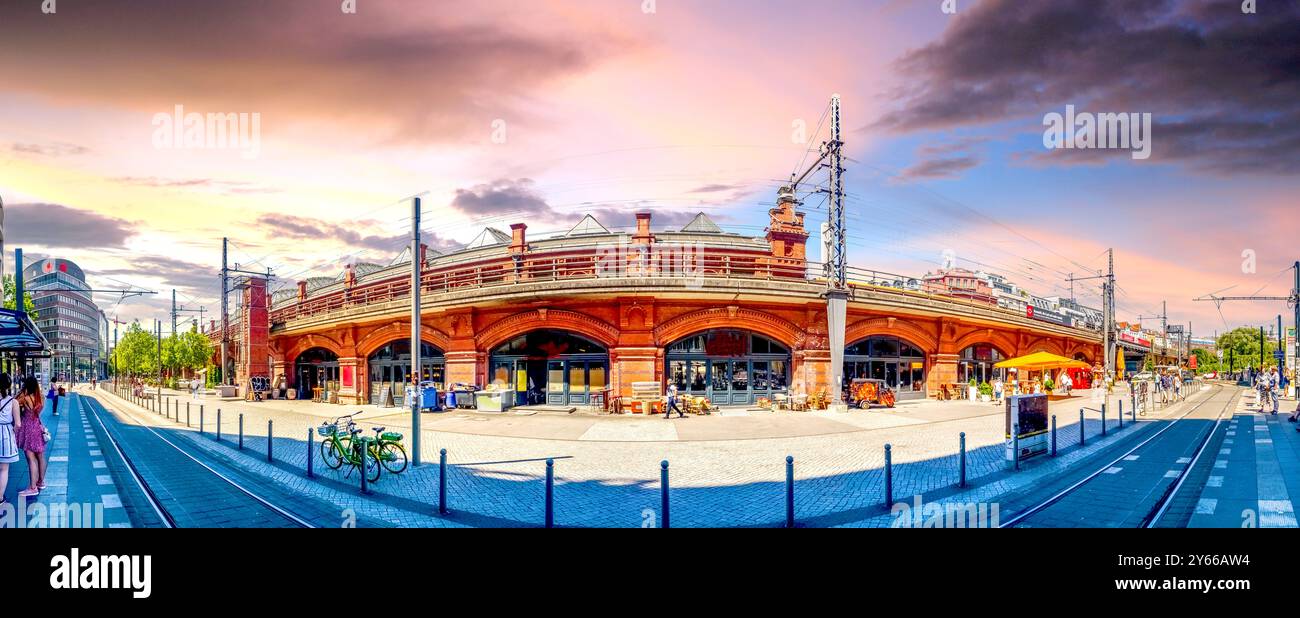 Hackescher Markt, Berlin, Deutschland Stockfoto