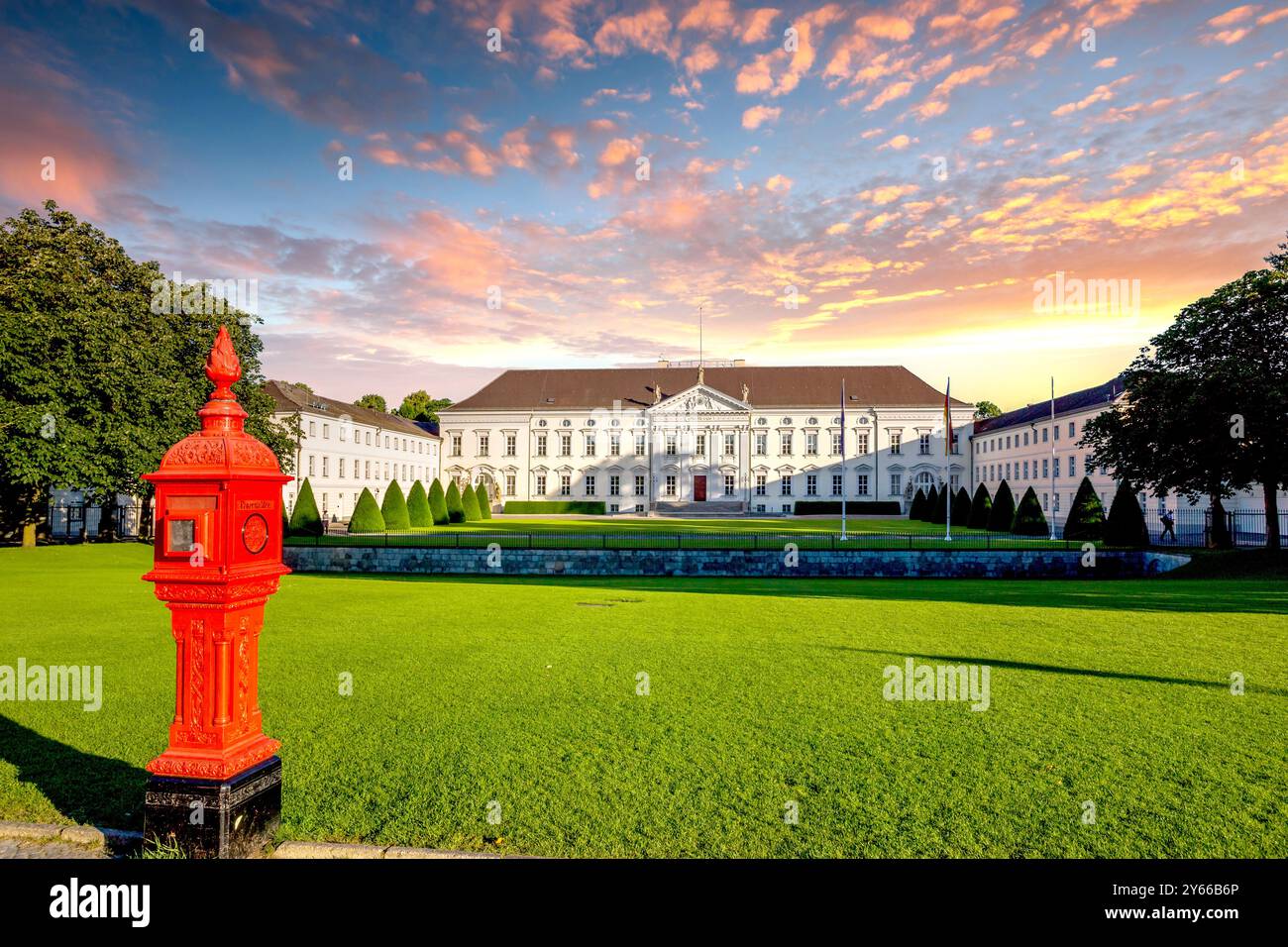 Palace Bellevue, Berlin, Deutschland Stockfoto