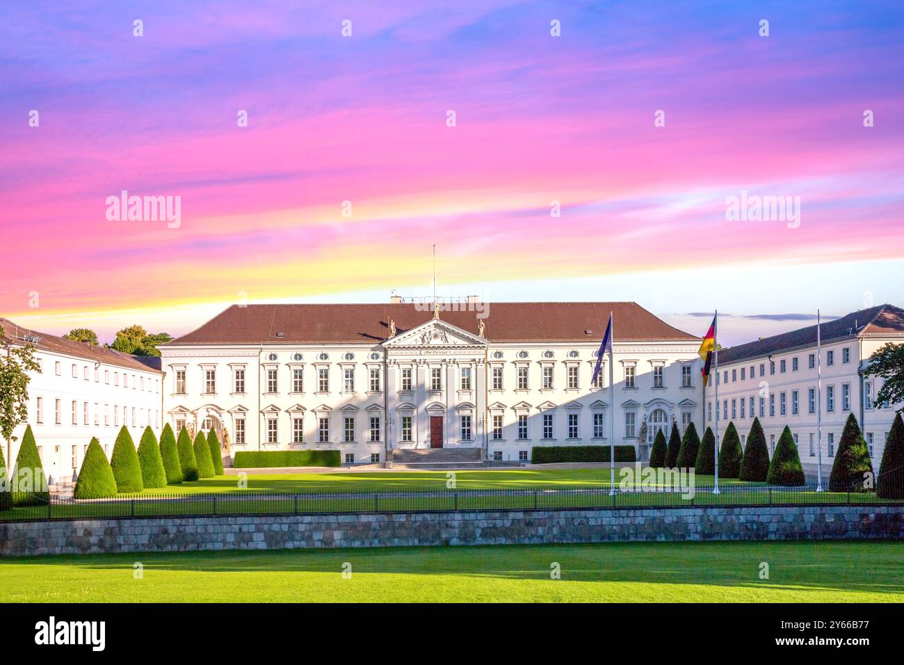 Palace Bellevue, Berlin, Deutschland Stockfoto