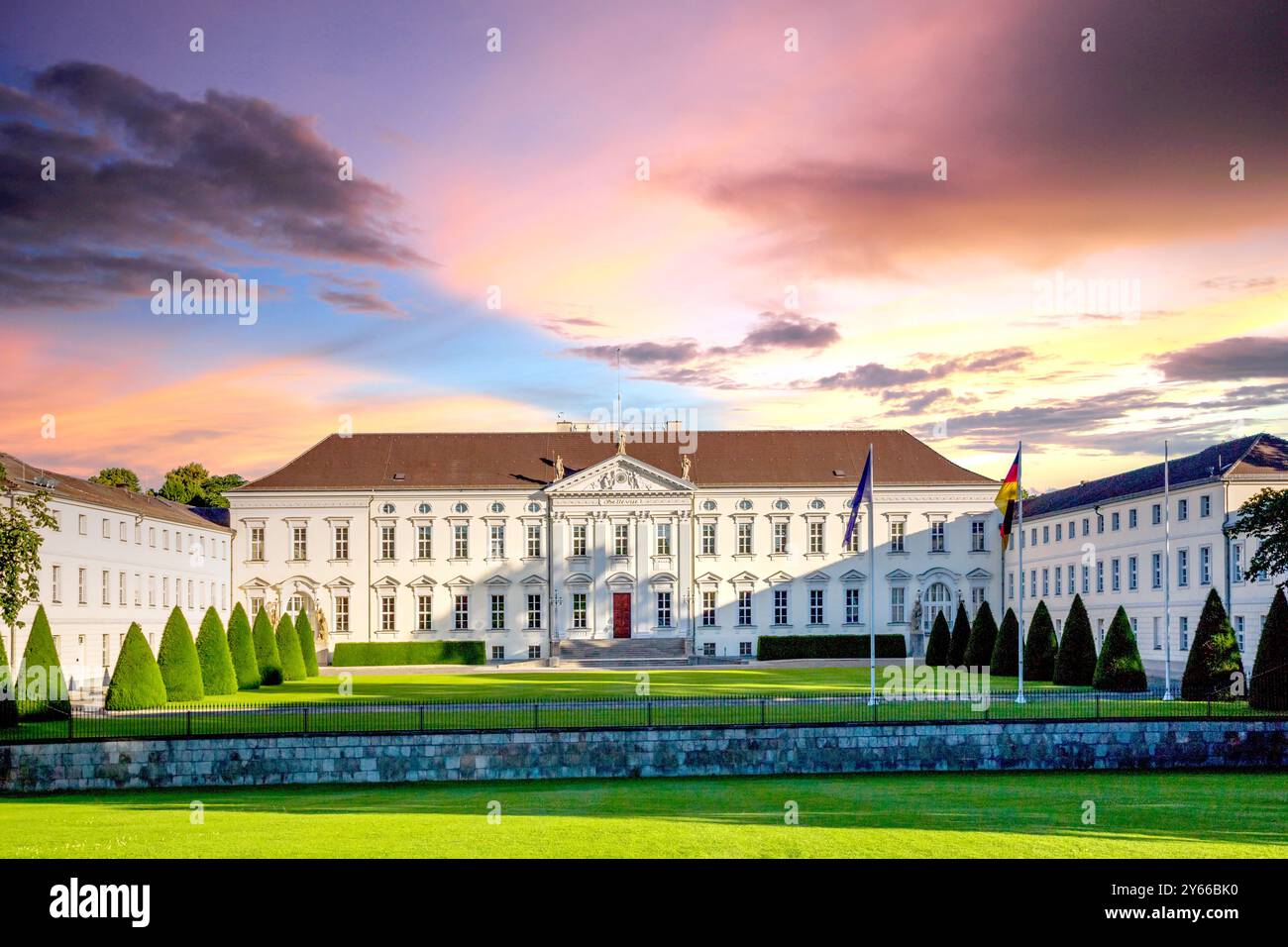Palace Bellevue, Berlin, Deutschland Stockfoto