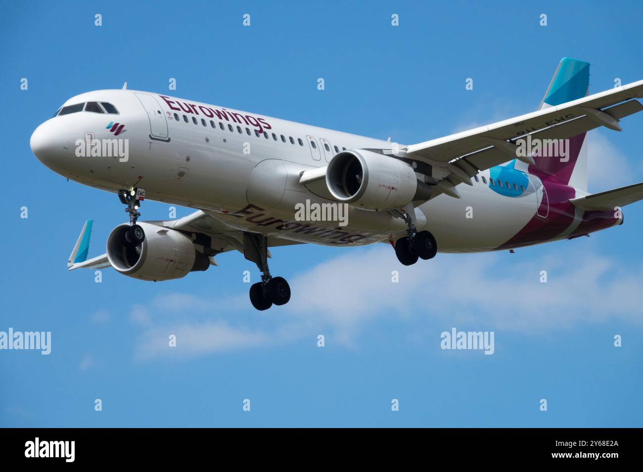Low-Cost Carrier No-Schnills Budget Discount Aviation Company Eurowings Flugzeug Stockfoto