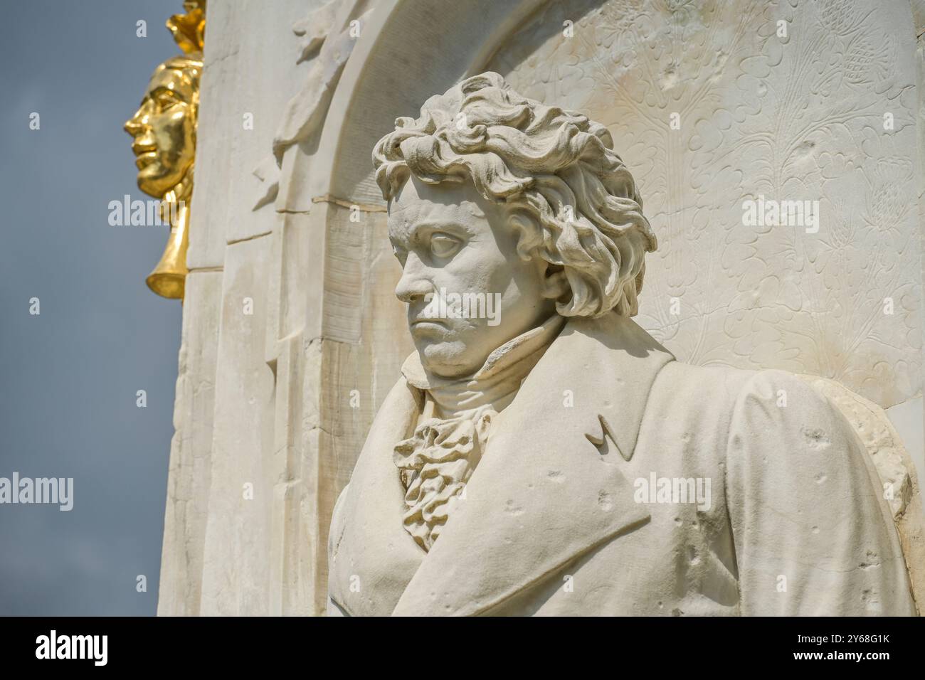 Ludwig van Beethoven, Beethoven-Haydn-Mozart-Denkmal, Tiergarten, Berlin, Deutschland Stockfoto