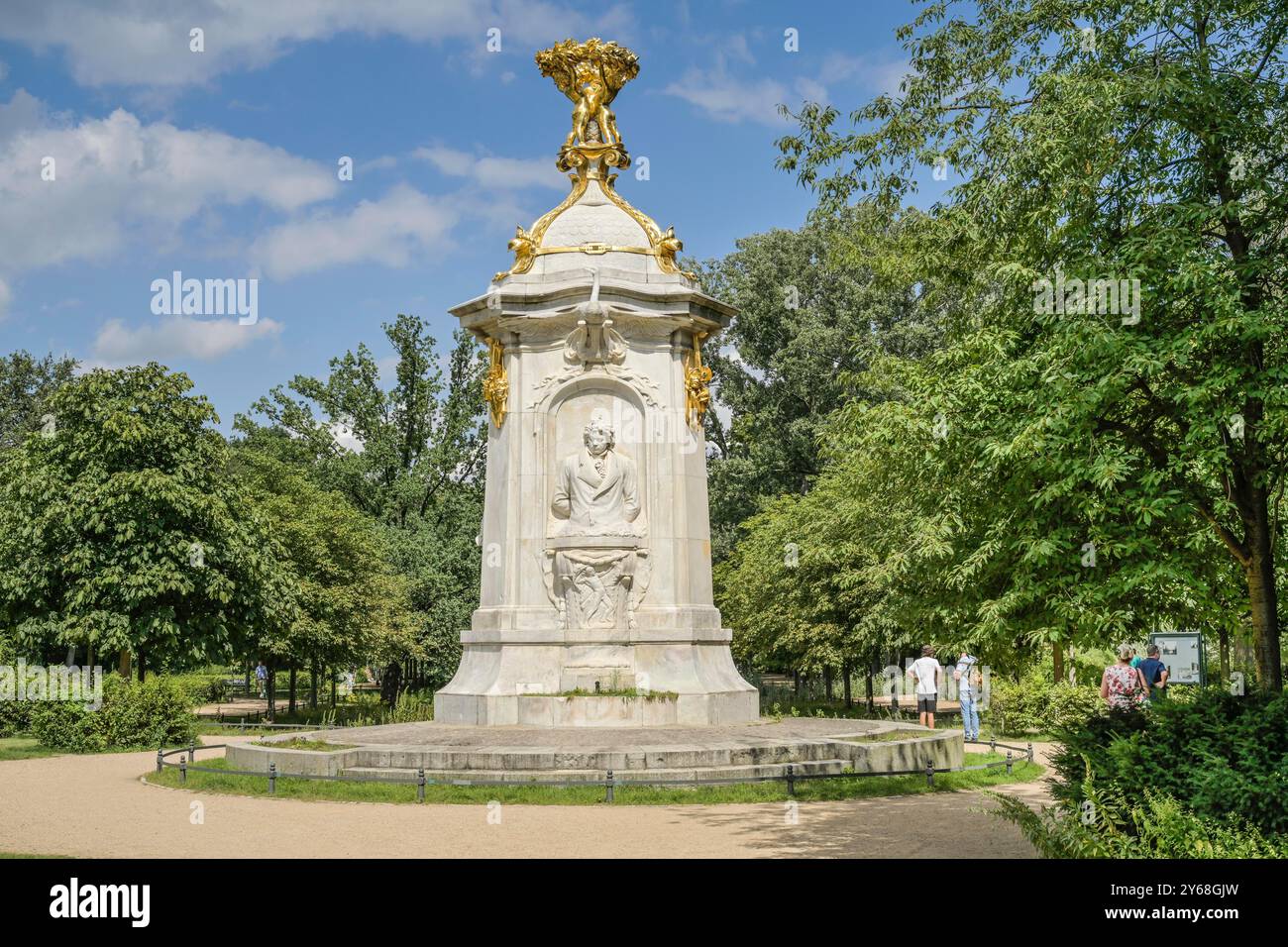 Beethoven-Haydn-Mozart-Denkmal, Tiergarten, Berlin, Deutschland Stockfoto