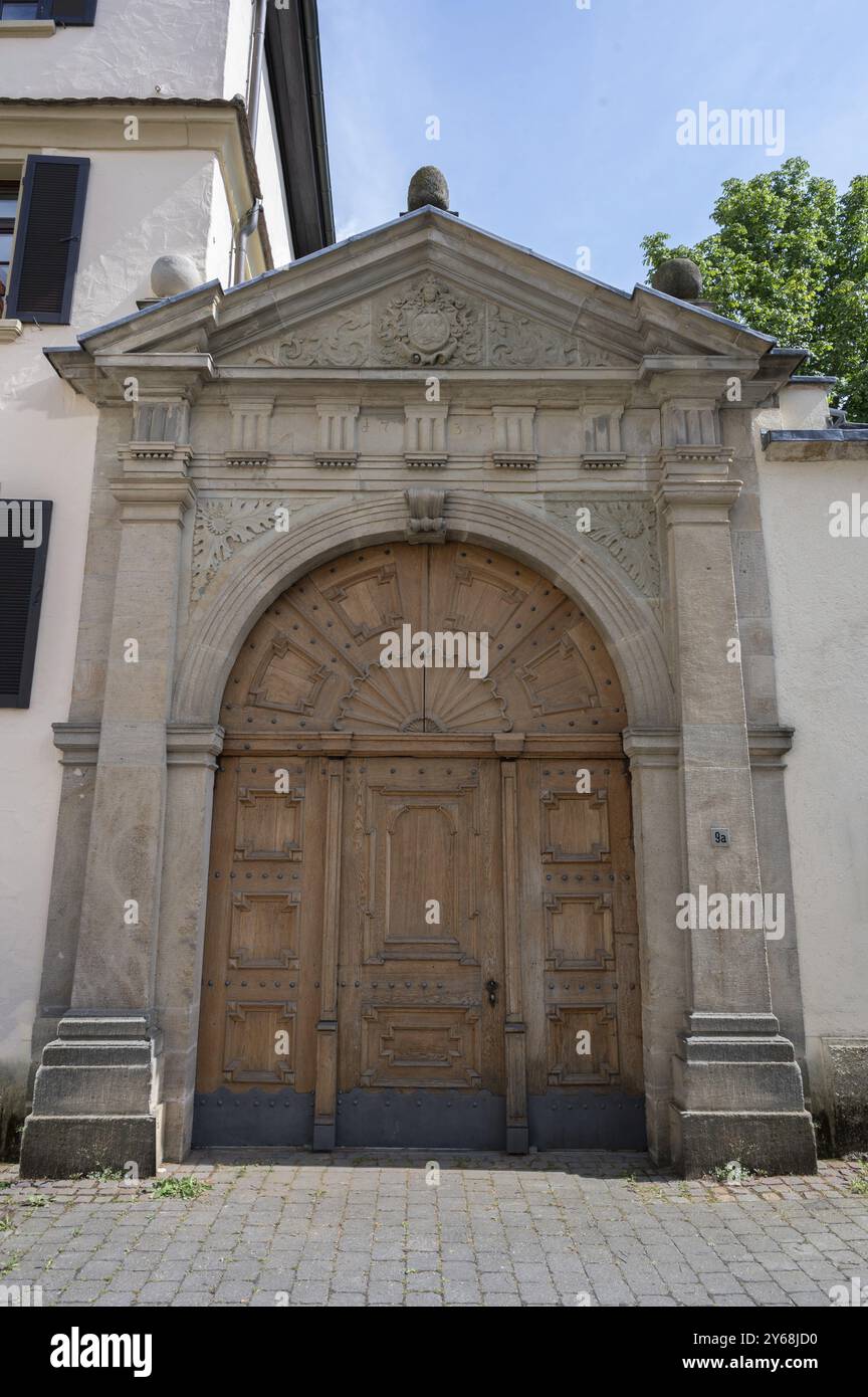 Historisches Eingangsportal, Rottenburg, Baden-Württemberg, Deutschland, Europa Stockfoto