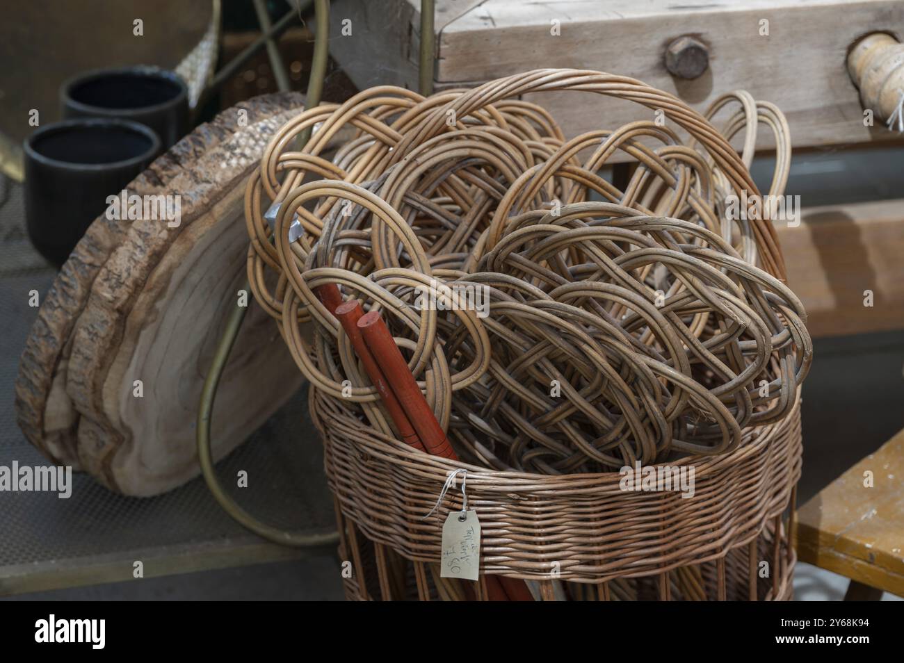 Alte Teppichschläger, Bayern, Deutschland, Europa Stockfoto