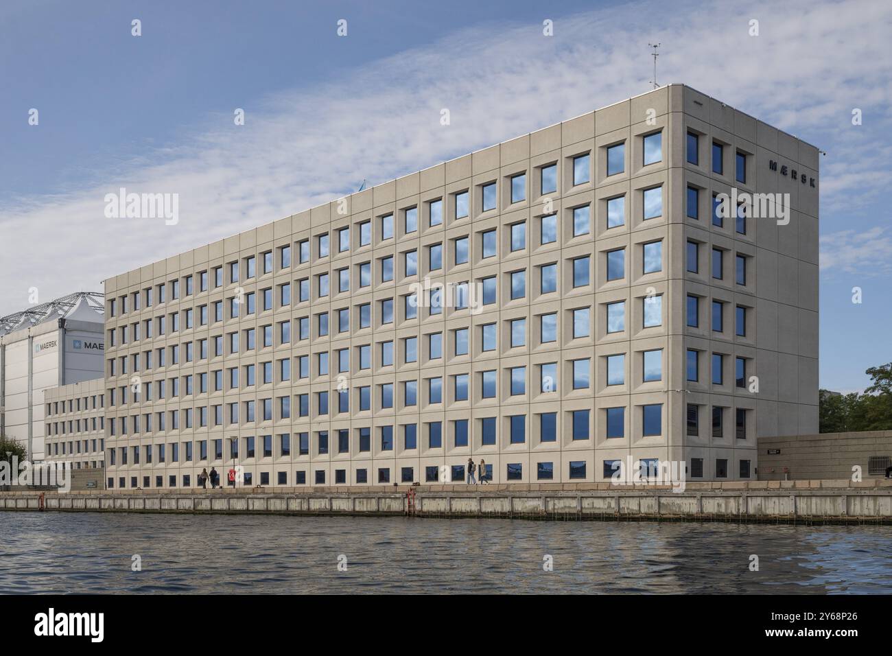 Hauptsitz oder Hauptsitz der Moller-Maersk-Gruppe, auch bekannt als Maersk, Hafen, Kopenhagen, Dänemark, Europa Stockfoto