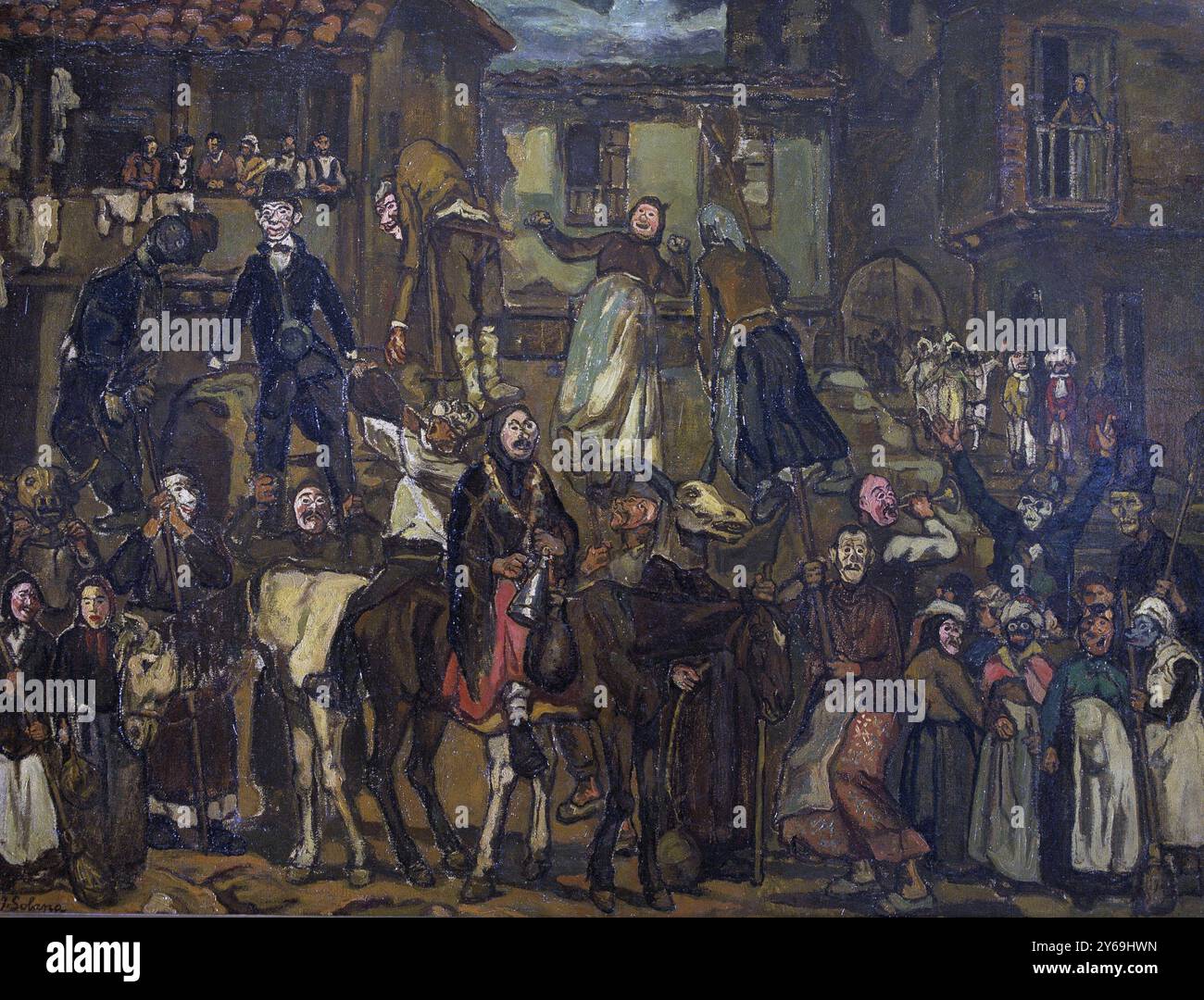 JOSE GUTIERREZ SOLANA. PINTOR ESPAÑOL. MADRID 1886-1945. 