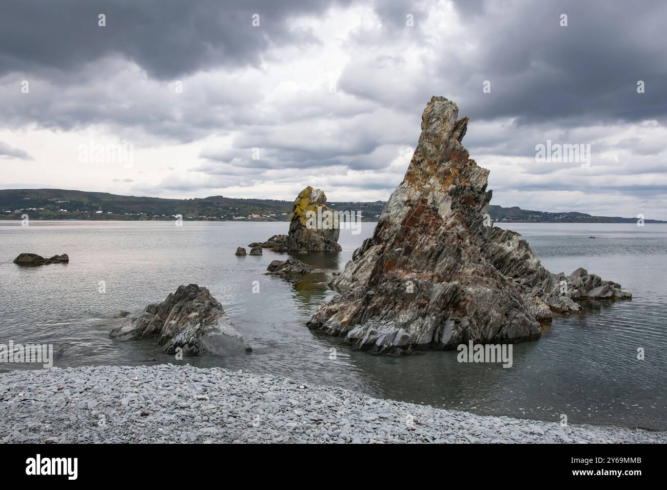 The Three Sisters Rocks in Bay Roberts, Neufundland & Labrador, Kanada Stockfoto