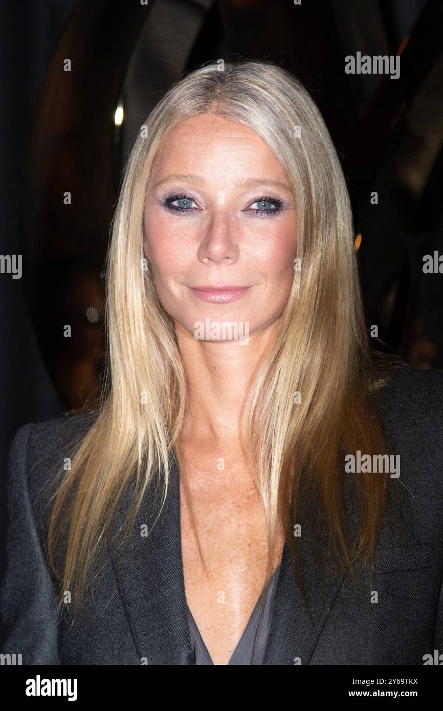 Paltrow besuchte am 24. September 2024 die Yves Saint Laurent Womenswear SpringSummer