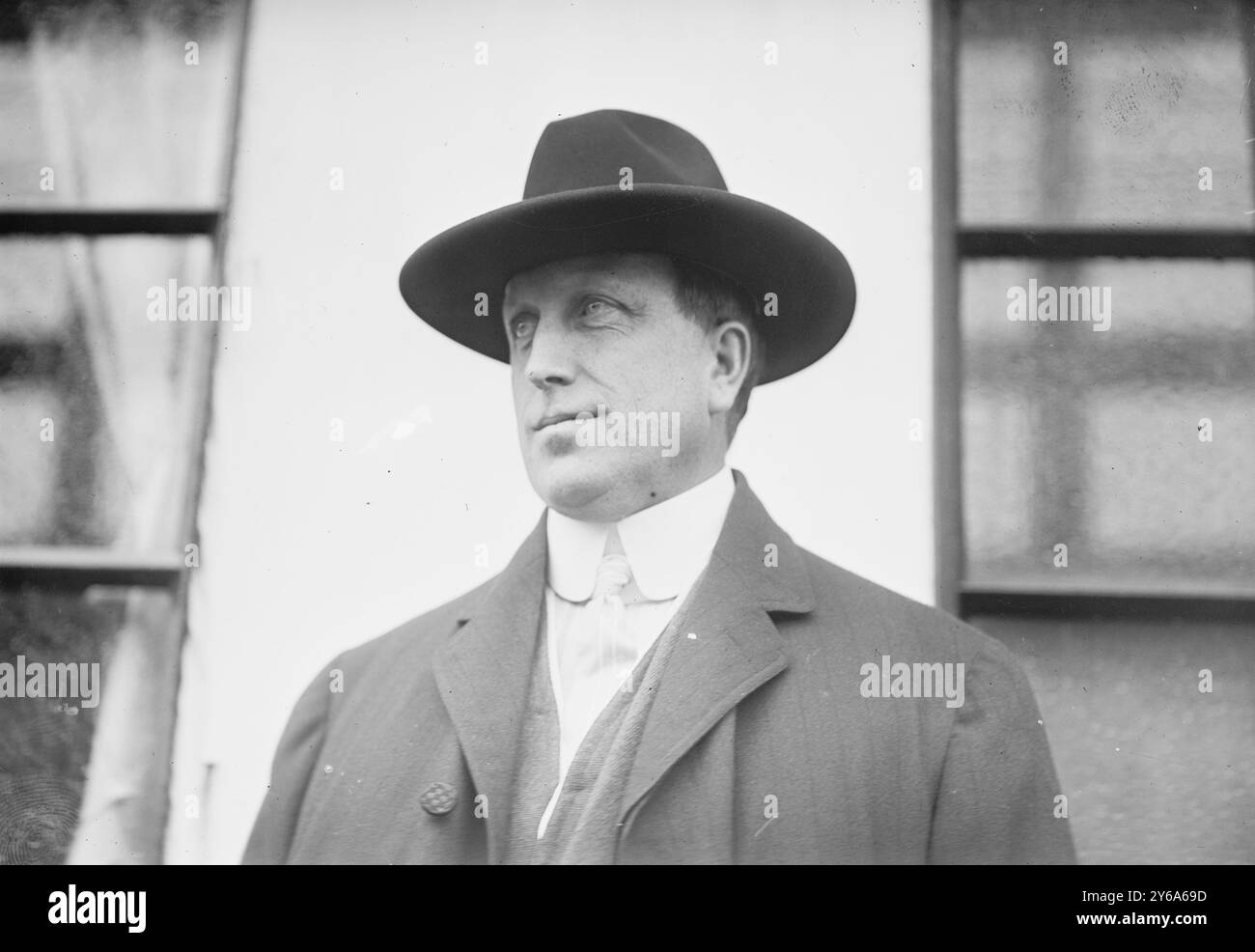 W.R. Hearst, Foto zeigt Zeitungsverleger William Randolph Hearst (1863-1951)., 8.10.10, Glasnegative, 1 negativ: Glas; 5 x 7 Zoll Oder kleiner. Stockfoto