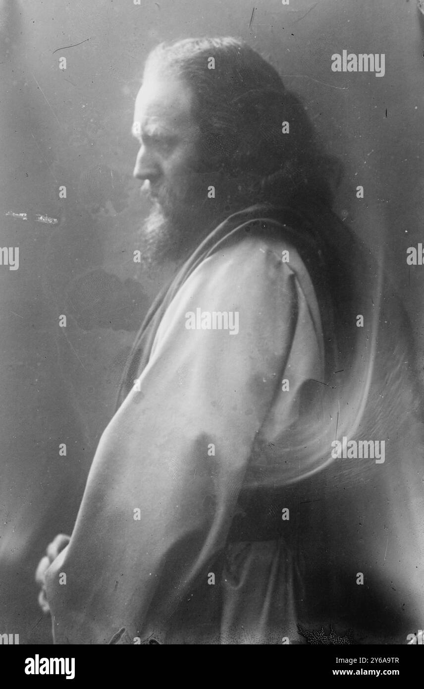 Passionsspiel, Anton lang als Jesus, 1910., Theater, Glasnegative, 1 negativ: Glas; 5 x 7 Zoll Oder kleiner. Stockfoto