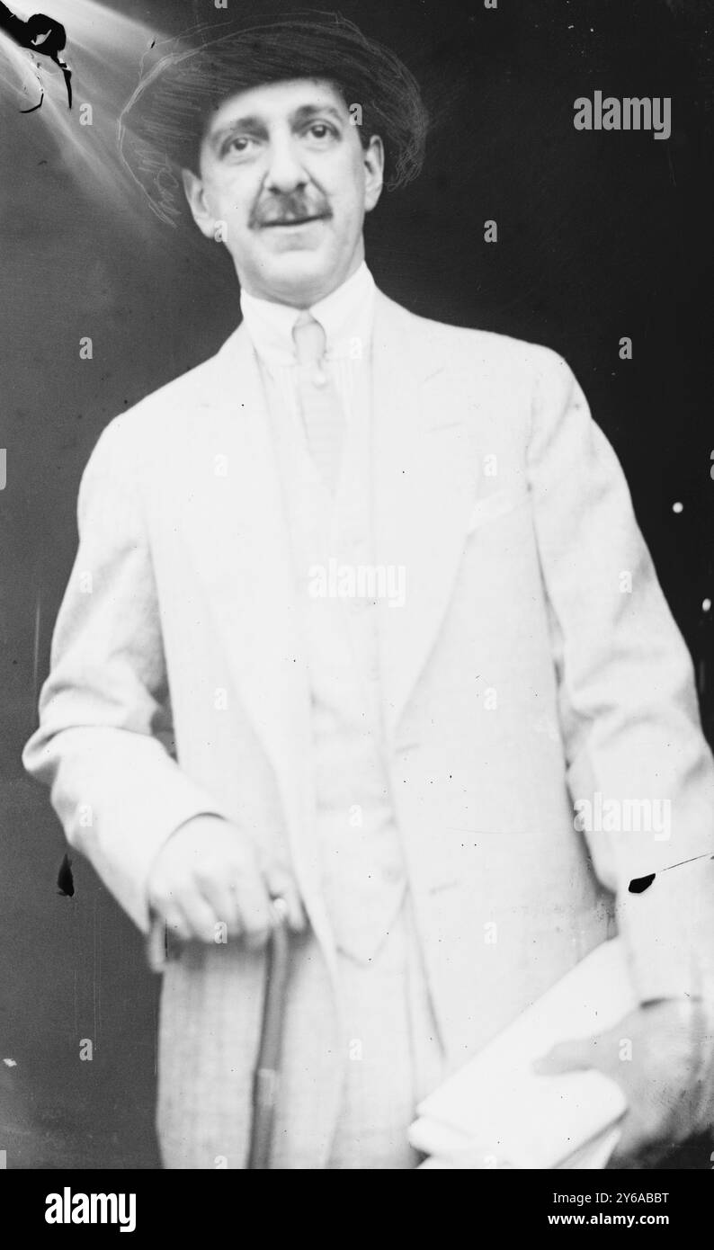 F. Gould, Foto zeigt Frank Jay Gould (1877-1956)., zwischen ca. 1910 und ca. 1915, Glasnegative, 1 negativ: Glas; 5 x 7 Zoll Oder kleiner. Stockfoto