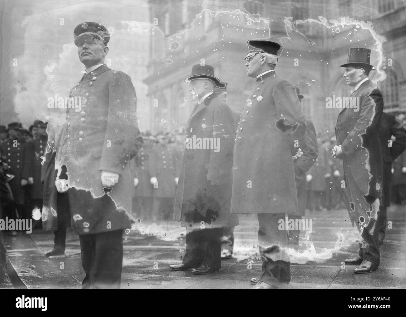 Bürgermeister Gaynor, Foto zeigt New York City Bürgermeister William Jay Gaynor (1849-1913)., 20. März 1913, Glasnegative, 1 negativ: Glas; 5 x 7 Zoll. Oder kleiner. Stockfoto