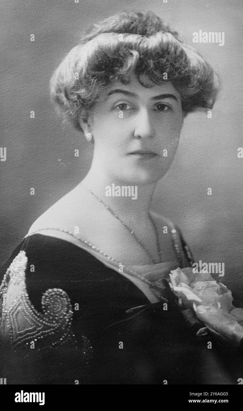 Mrs. W.P. Jackson, Foto zeigt die Ehefrau von Senator William P. Jackson aus Maryland, dessen Amtszeit im März 1913 begann. Zwischen ca. 1910 und ca. 1915, Glasnegative, 1 negativ: Glas; 5 x 7 Zoll. Oder kleiner. Stockfoto