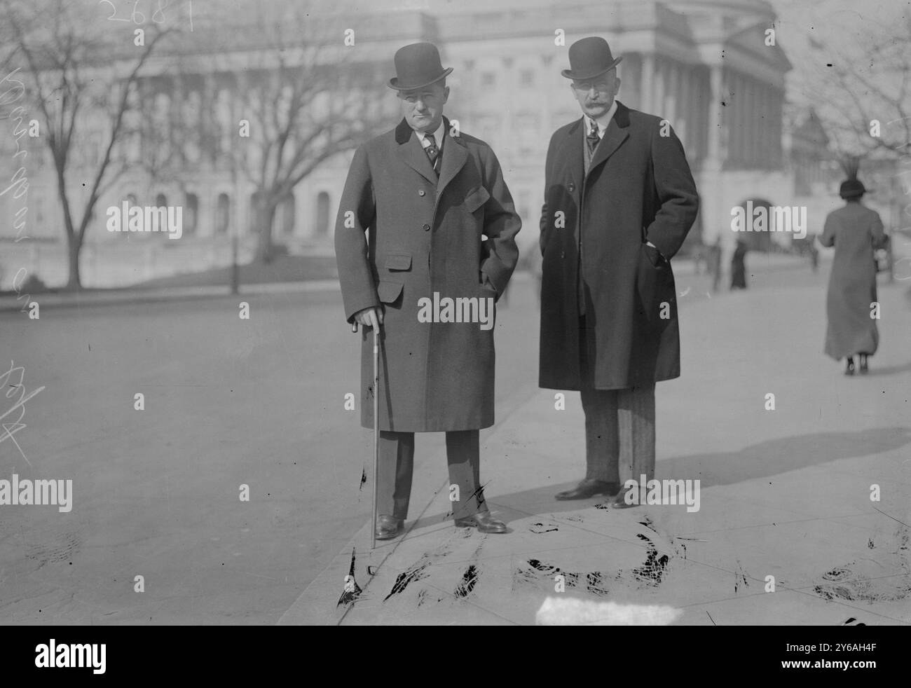 H.P. Davison, Foto zeigt Bankier und Philanthropen Henry Pomeroy Davison (1867-1922)., zwischen ca. 1910 und ca. 1915, Glasnegative, 1 negativ: Glas; 5 x 7 Zoll Oder kleiner. Stockfoto