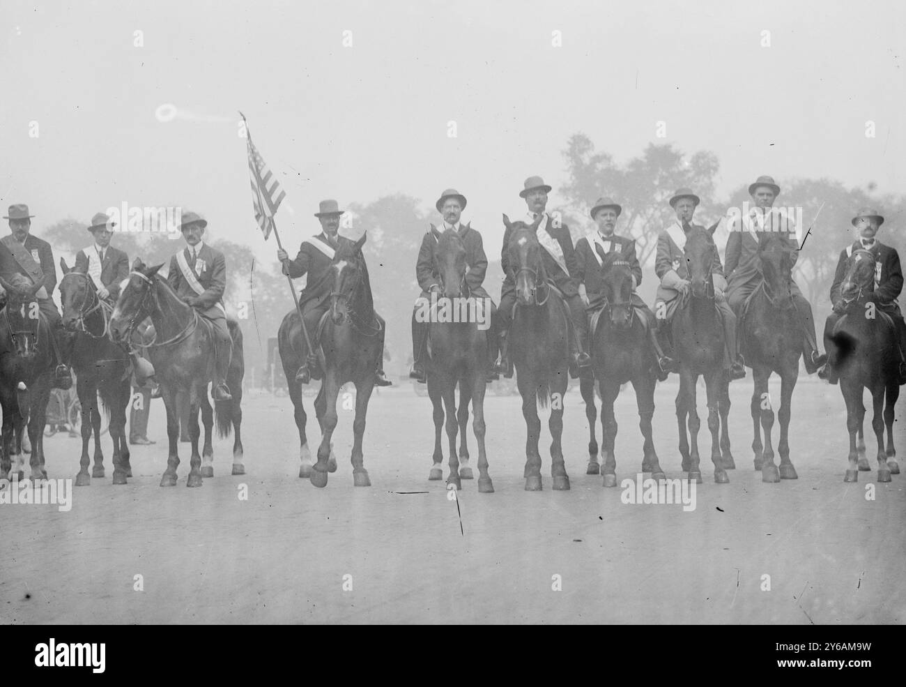 Labor Day Parade, zwischen ca. 1910 und ca. 1915, Glasnegative, 1 negativ: Glas; 5 x 7 Zoll Oder kleiner. Stockfoto