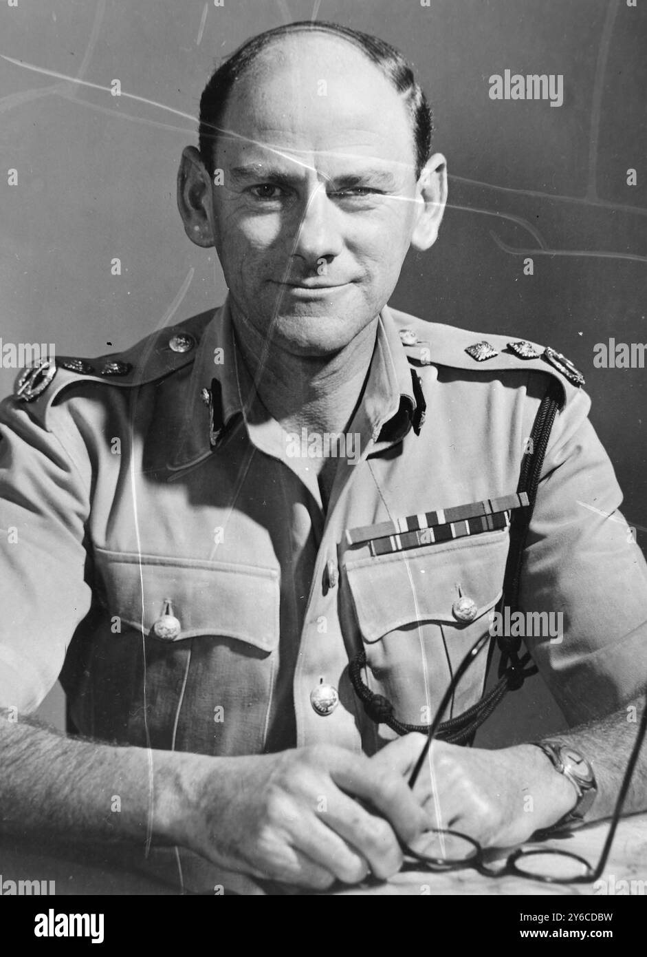 RICHARD CHARLES CATLING KENIAS POLIZEIKOMISSIONÄR IN NAIROBI / ; 3. JANUAR 1964 Stockfoto