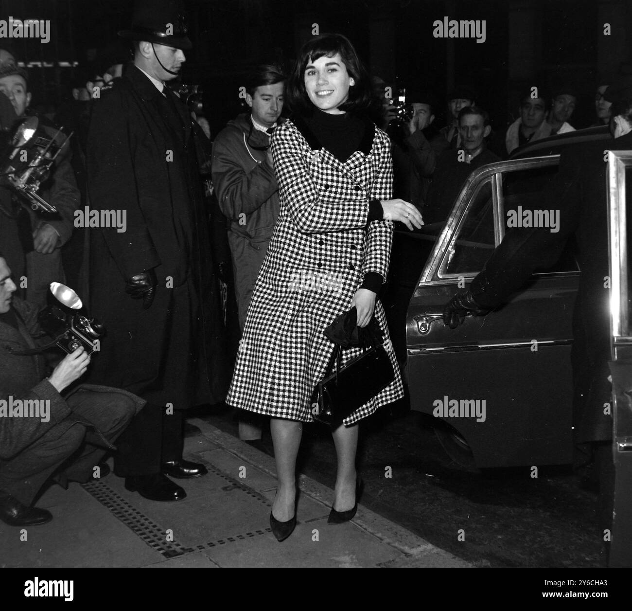 PAULA HAMILTON MARSHALL IN LONDON; 6. DEZEMBER 1963 Stockfoto