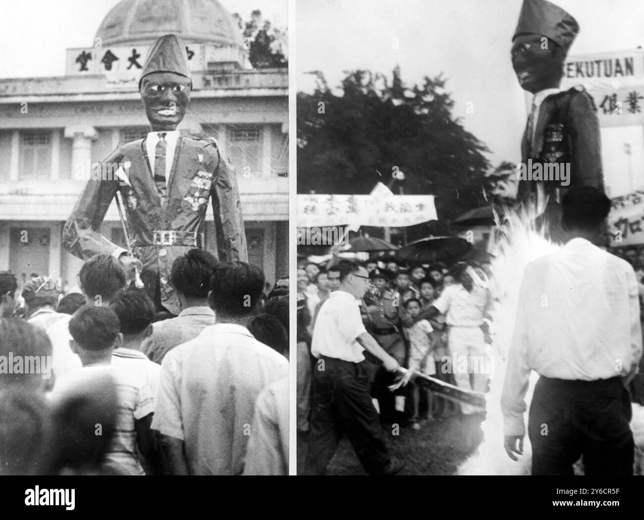 CHINESISCHES SELBSTBILD DES INDONESISCHEN PRÄSIDENTEN SUKARNO; 31. OKTOBER 1963 Stockfoto