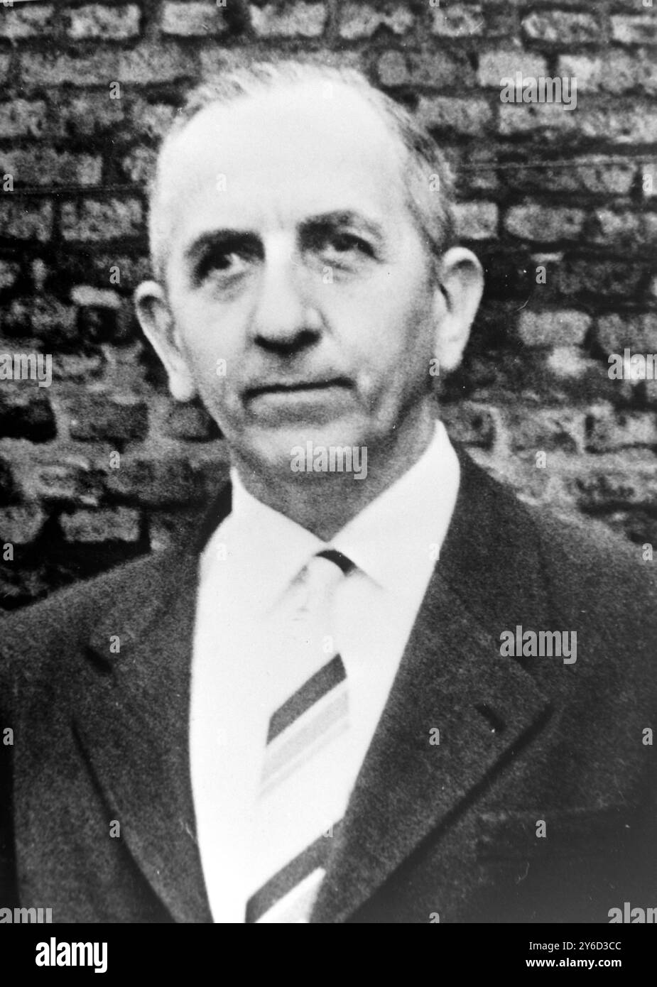 GERHARD BOHNE DR G EX-NAZI IN DÜSSELDORF / ; 29. AUGUST 1963 Stockfoto