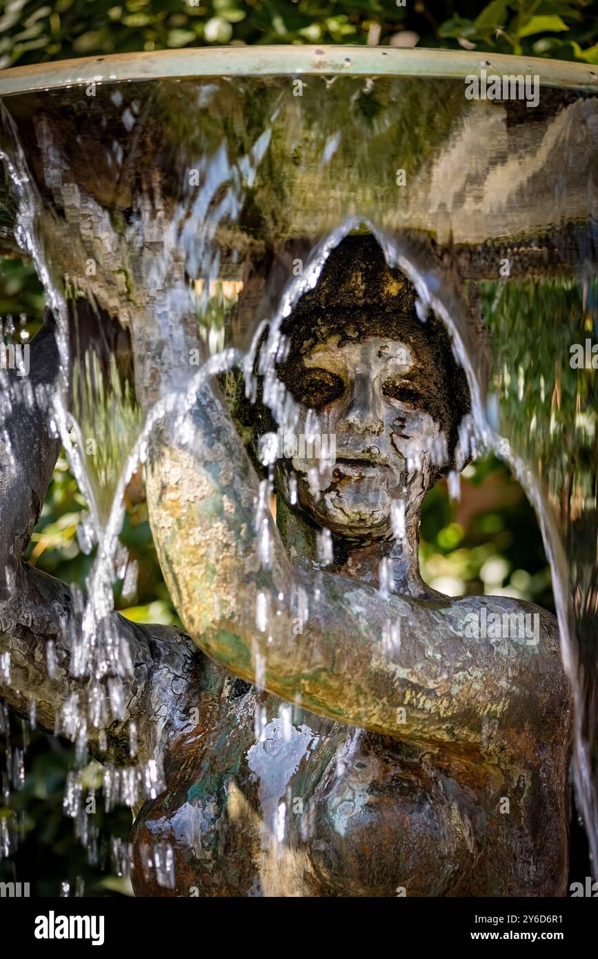 Frühling in der Altstadt von Budapest Stockfoto