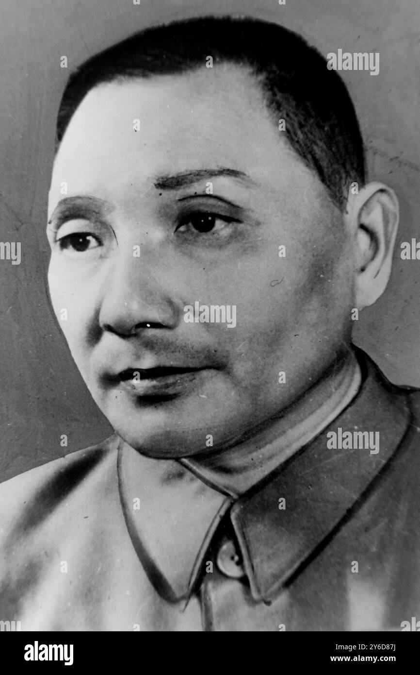 CHEF DER KOMMUNISTISCHEN PARTEI CHINAS TENG HSIAO PING; 8. JULI 1963 Stockfoto
