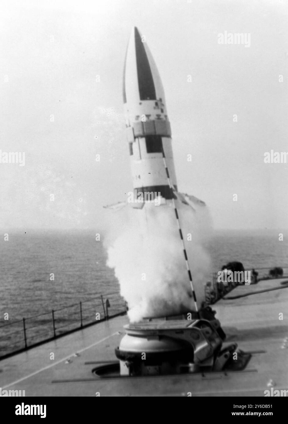 A3 POLARIS RAKETENEXPLOSION AM CAPE CANAVERAL; 19. JUNI 1963 Stockfoto