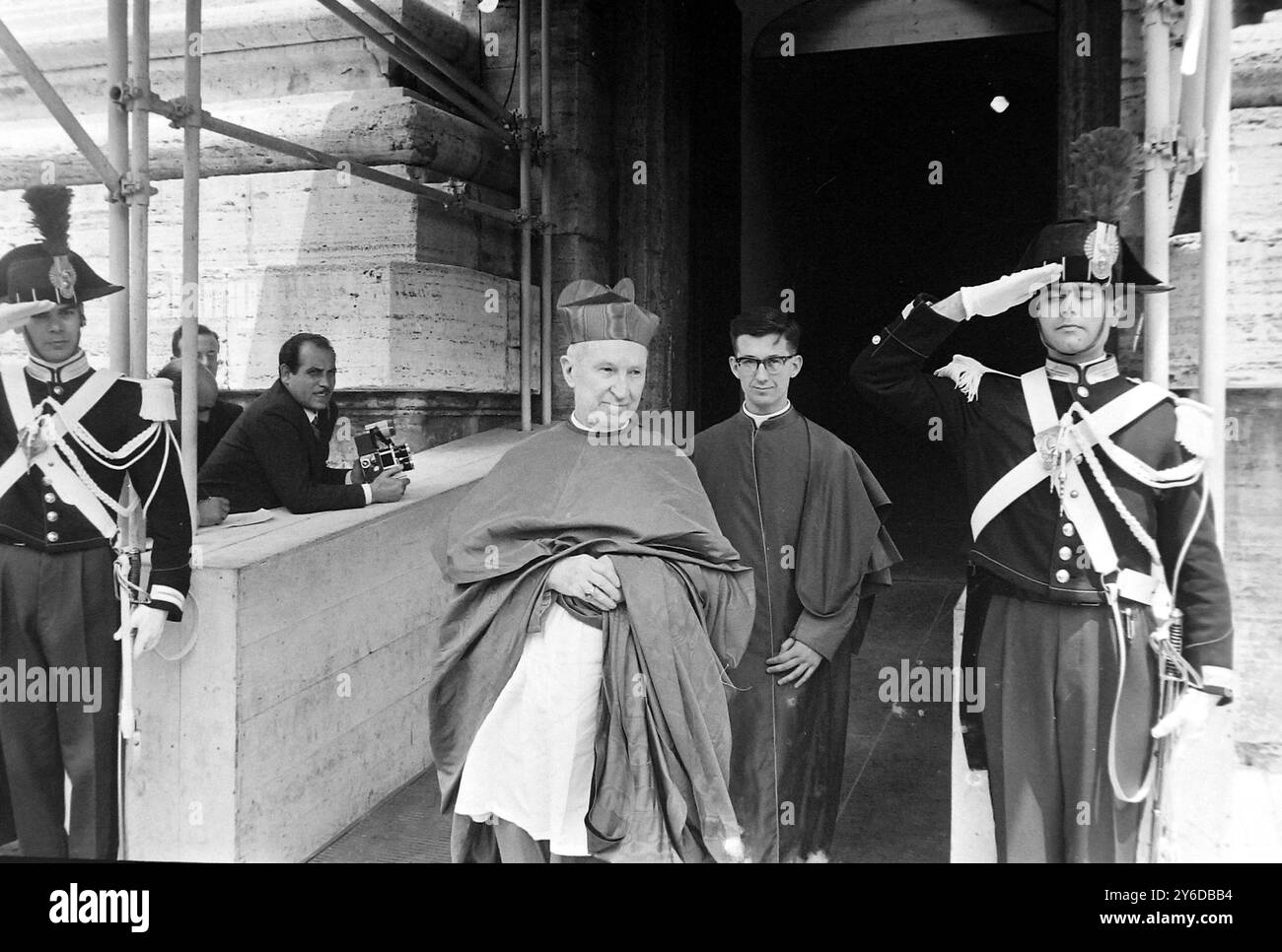 KARDINAL NORMAN THOMAS GILROY IN VATIKANSTADT, ROM, ITALIEN; 18. JUNI 1963 Stockfoto