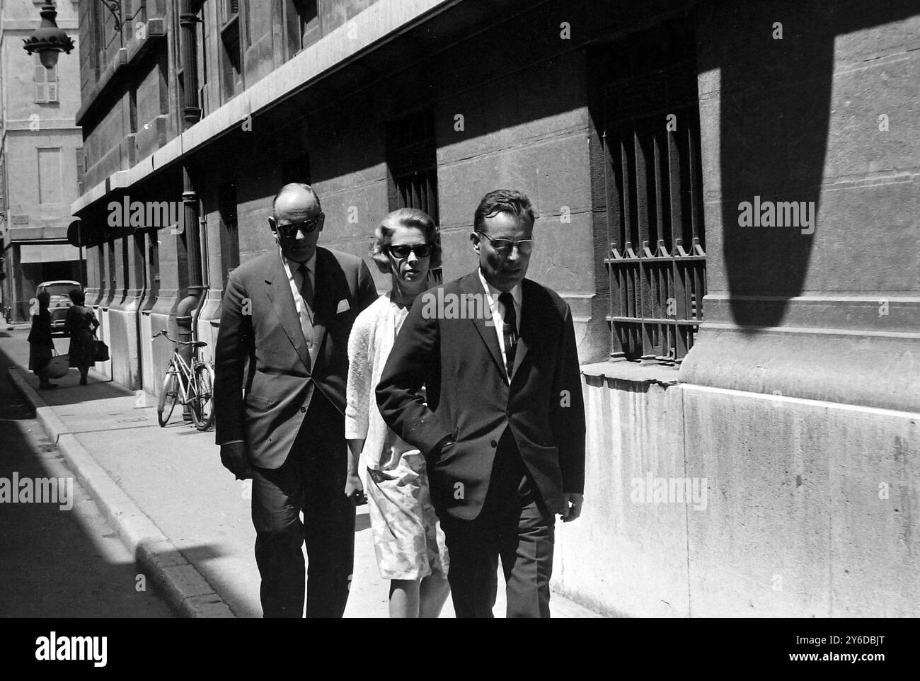 LADY JOHN HOPE BESTRITT MAUGHAN ADOPTION IN NICE / ; 14. JUNI 1963 Stockfoto