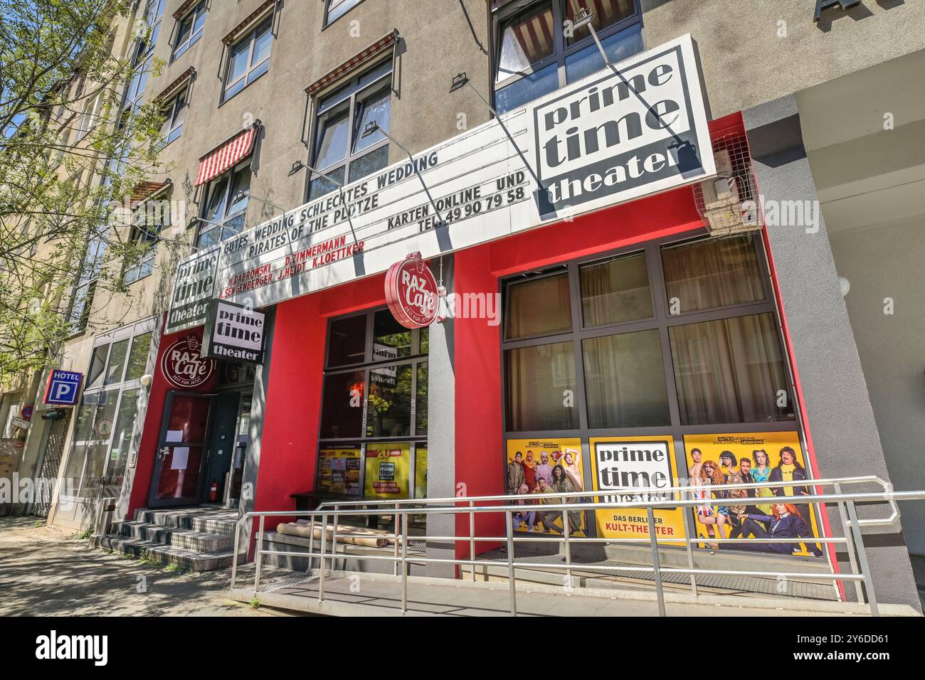 Prime Time Theatre, Müllerstraße, Burgsdorfstraße, Wedding, Mitte, Berlin, Deutschland Stockfoto